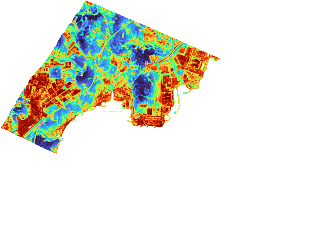 Initial downscaling · 16 October · same-area close-up